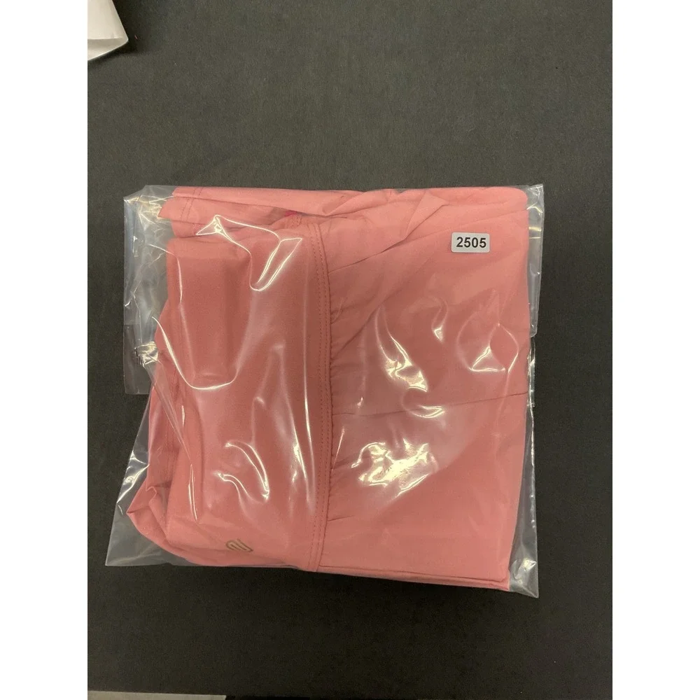 Justice Girls Pleated Skort Nectar Pink Crossover Waist Built-in Shorts L 12/14